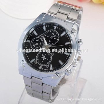 2015 new design silver full steel man watch